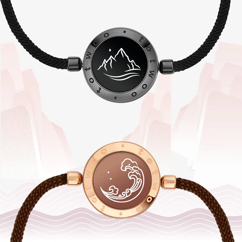 Berg & Meer Serie - Touch Armbänder mit Mailänder Seil (Schwarz+Braun) - Image 5
