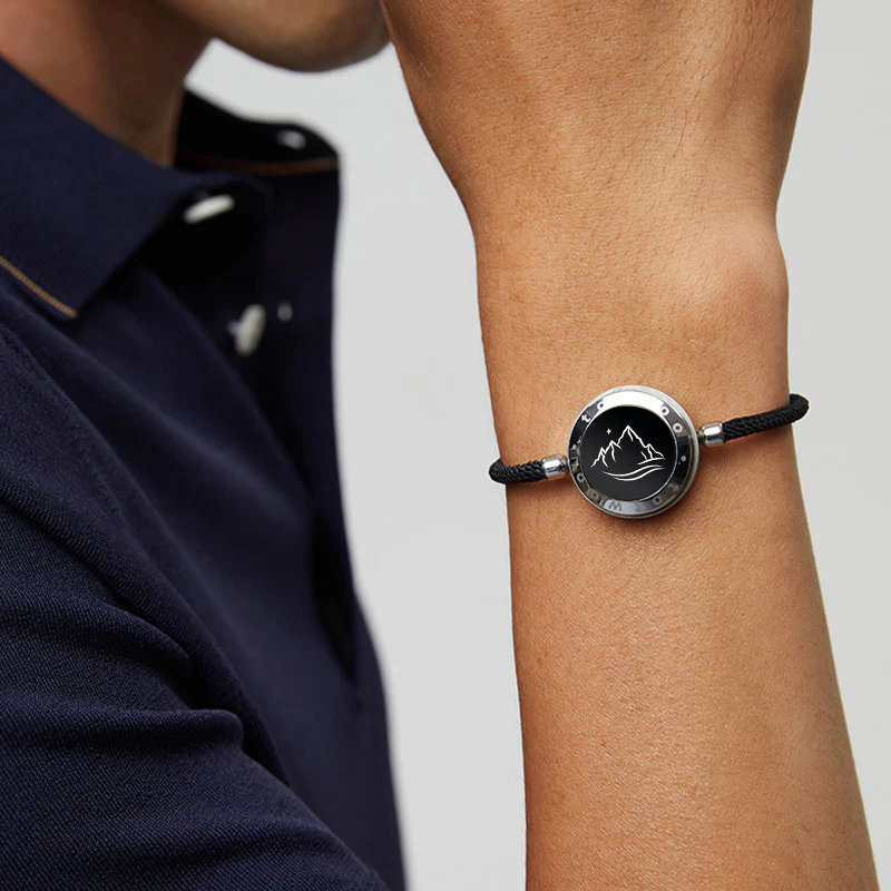 Berg & Meer Serie - Berg & Meer Touch Armbänder mit Mailänder Seil (Schwarz+Schwarz) - Image 6