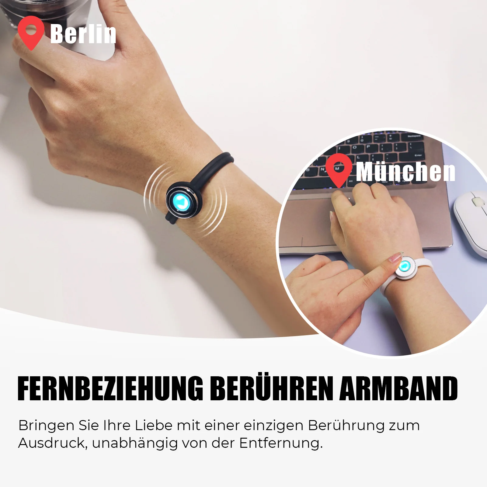 Sugar Macaron Touch Armbänder (Schwarz + Weiß) - Image 3