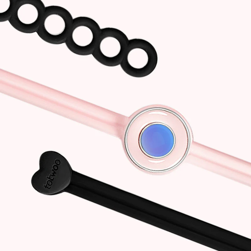 Sugar Macaron Touch Armbänder (Schwarz+Rosa) - Image 6