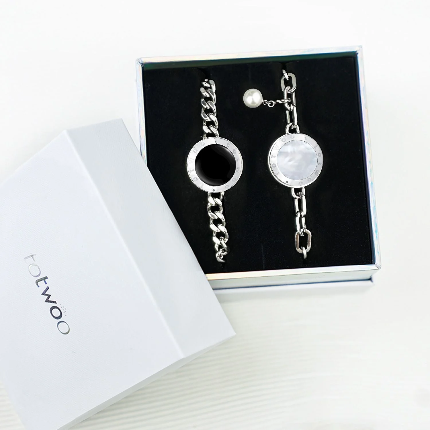 Seelenverwandter 2.0 Touch Armbänder (Silber+Silber) - Image 10