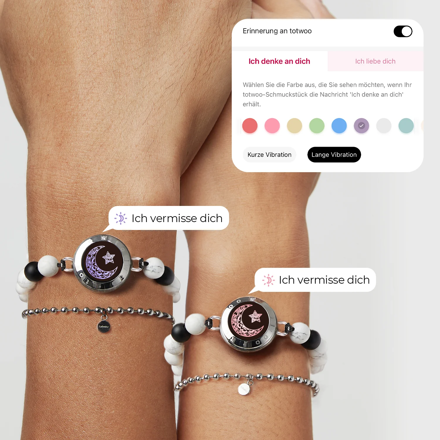 Sonne & Mond Serie - Mond&Stern Touch Armbänder mit Passenden Perlen - Image 4