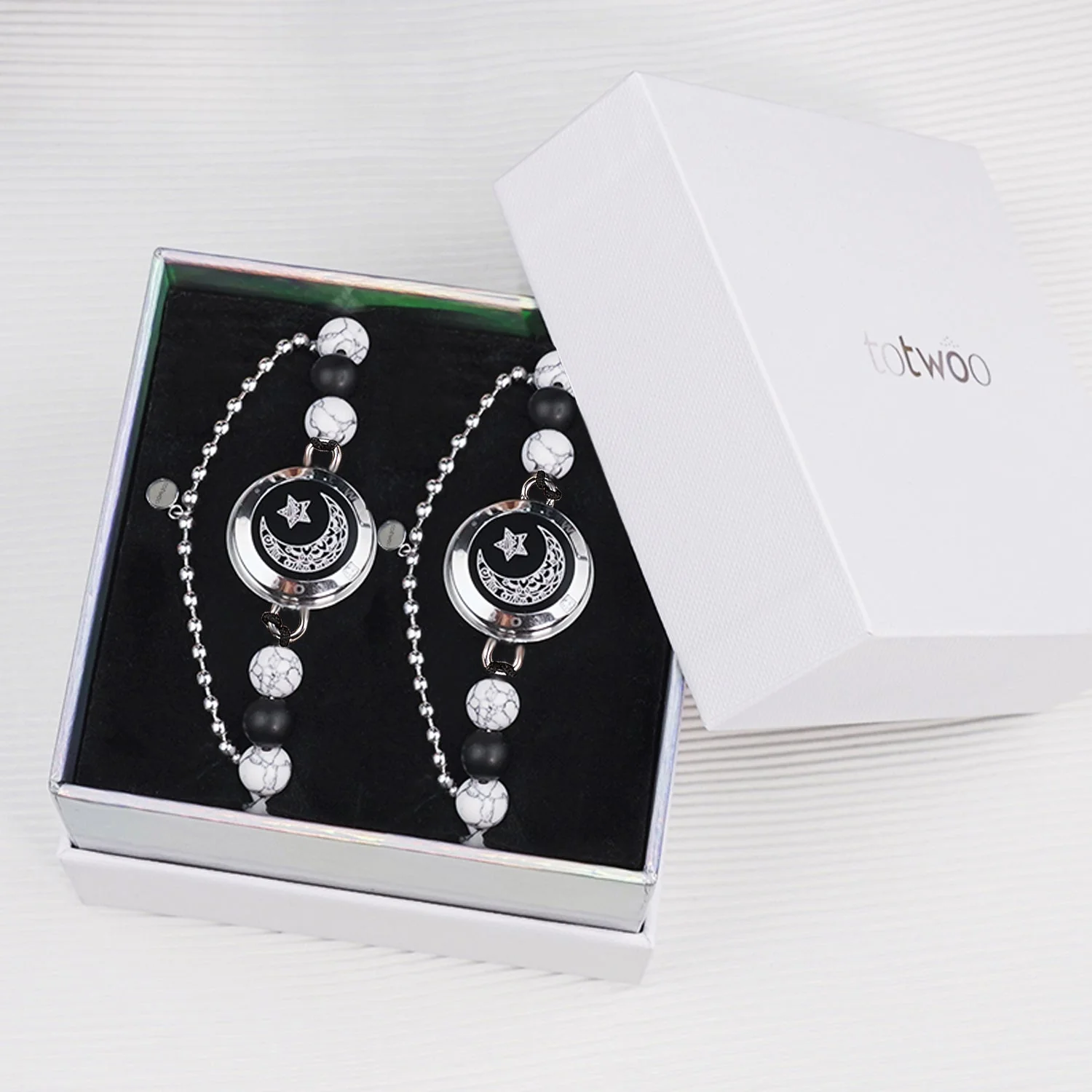 Sonne & Mond Serie - Mond&Stern Touch Armbänder mit Passenden Perlen - Image 7