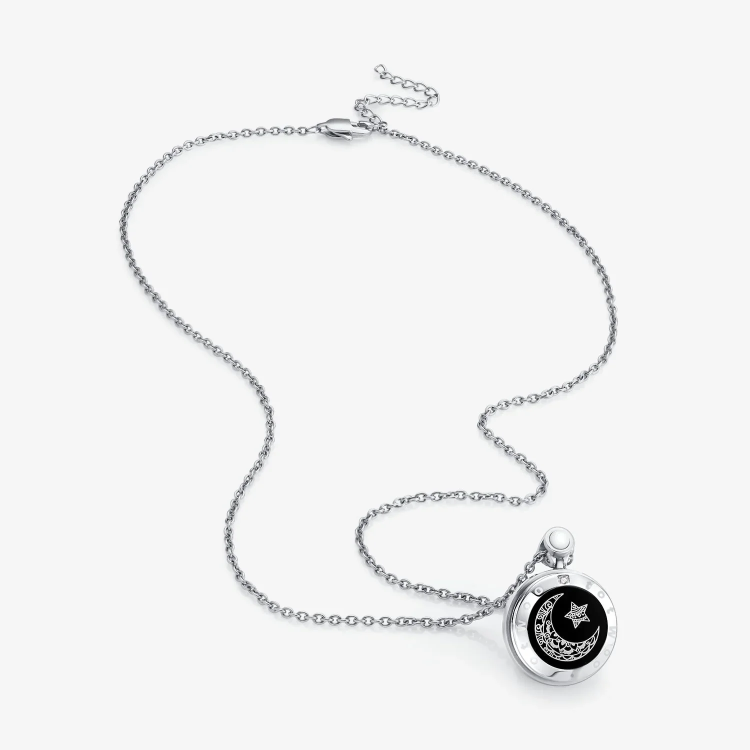 Sonne & Mond - Touch-Halsketten mit Naturachat – Set für Zwei - Image 6