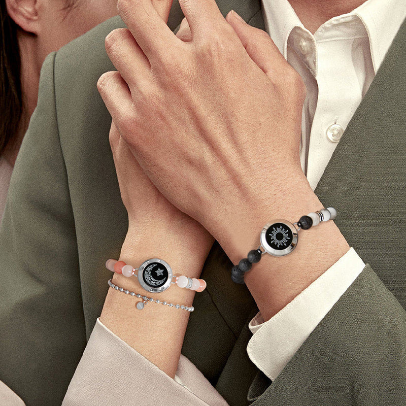 Sonne & Mond Touch Armbänder mit Phantasmal-Perlen (Silber+Silber) - Image 9