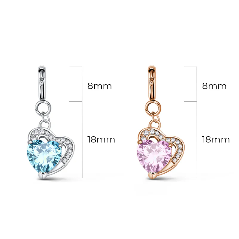Totwoo Zirkonia-Anhänger Emotionen in Farbe (Silber/Roségold) - Image 10