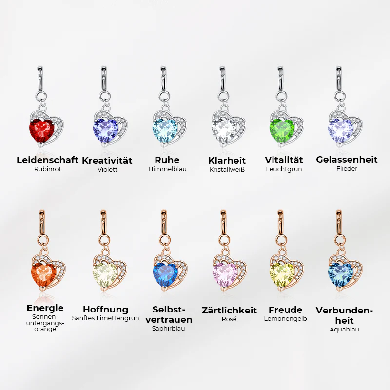 Totwoo Zirkonia-Anhänger Emotionen in Farbe (Silber/Roségold) - Image 7