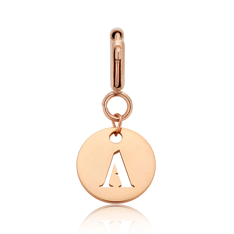 totwoo Buchstaben-Anhänger (Silber/Roségold/Schwarz) - Image 10