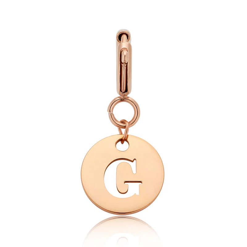 totwoo Buchstaben-Anhänger (Silber/Roségold/Schwarz) - Image 28